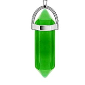 Jade Crystal Shard Pendant